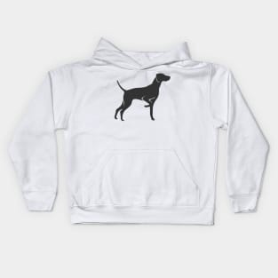 black dog Kids Hoodie